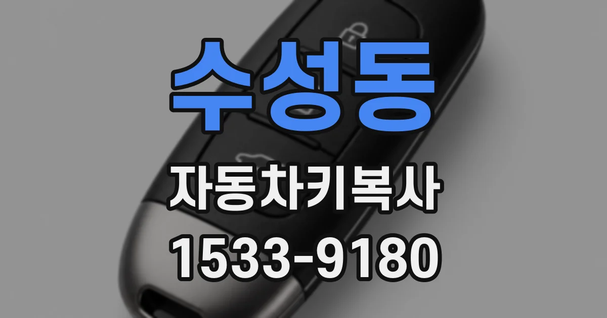 수성동 자동차키복사