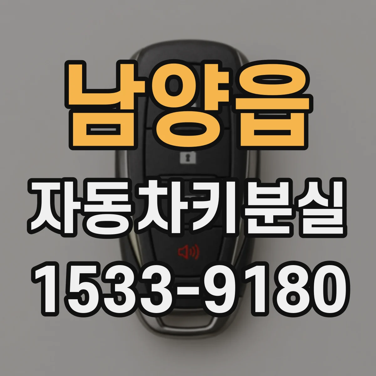 남양읍 자동차키분실