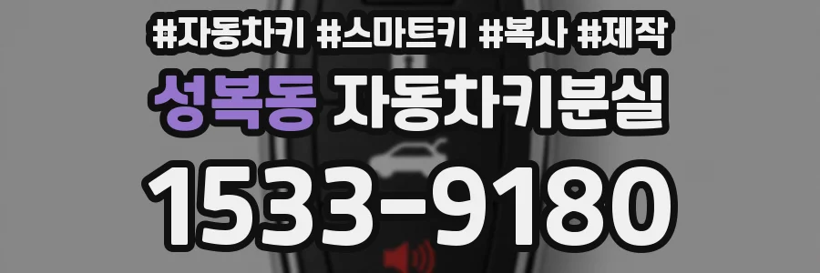 성복동 자동차키분실