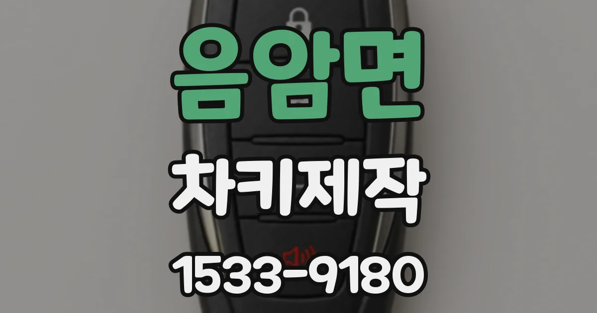 음암면 차키제작