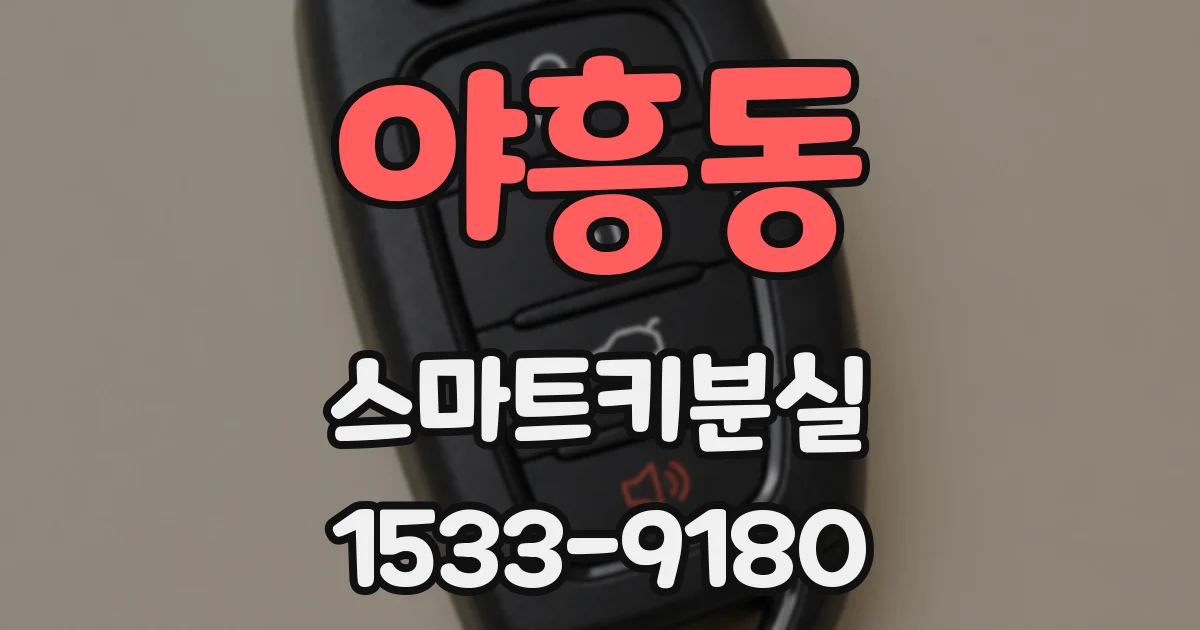 야흥동 스마트키분실