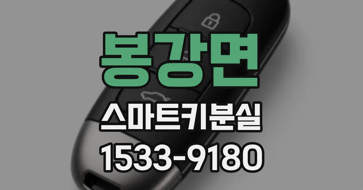 봉강면 스마트키분실
