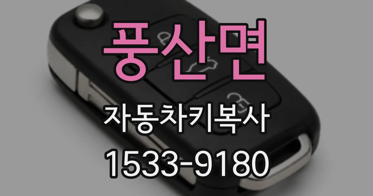 풍산면 자동차키복사