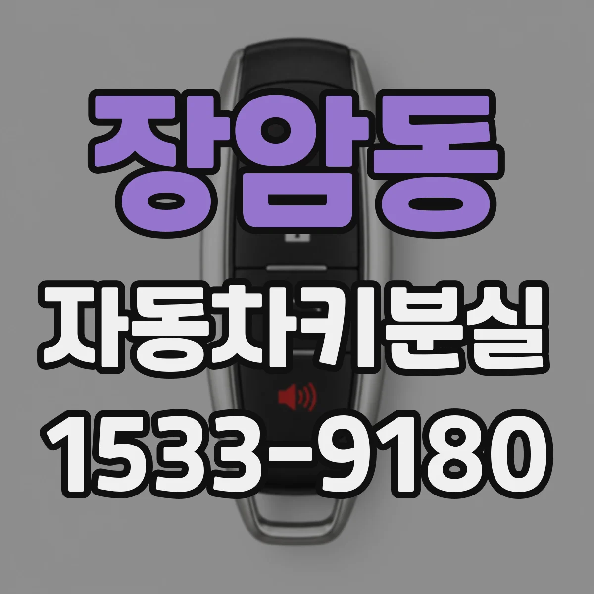 장암동 자동차키분실