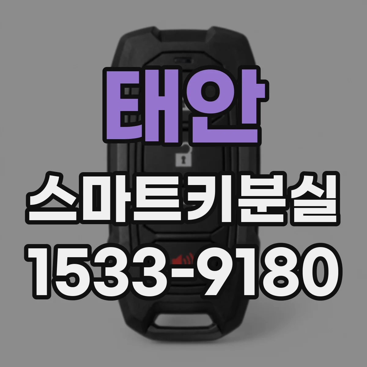 태안 스마트키분실