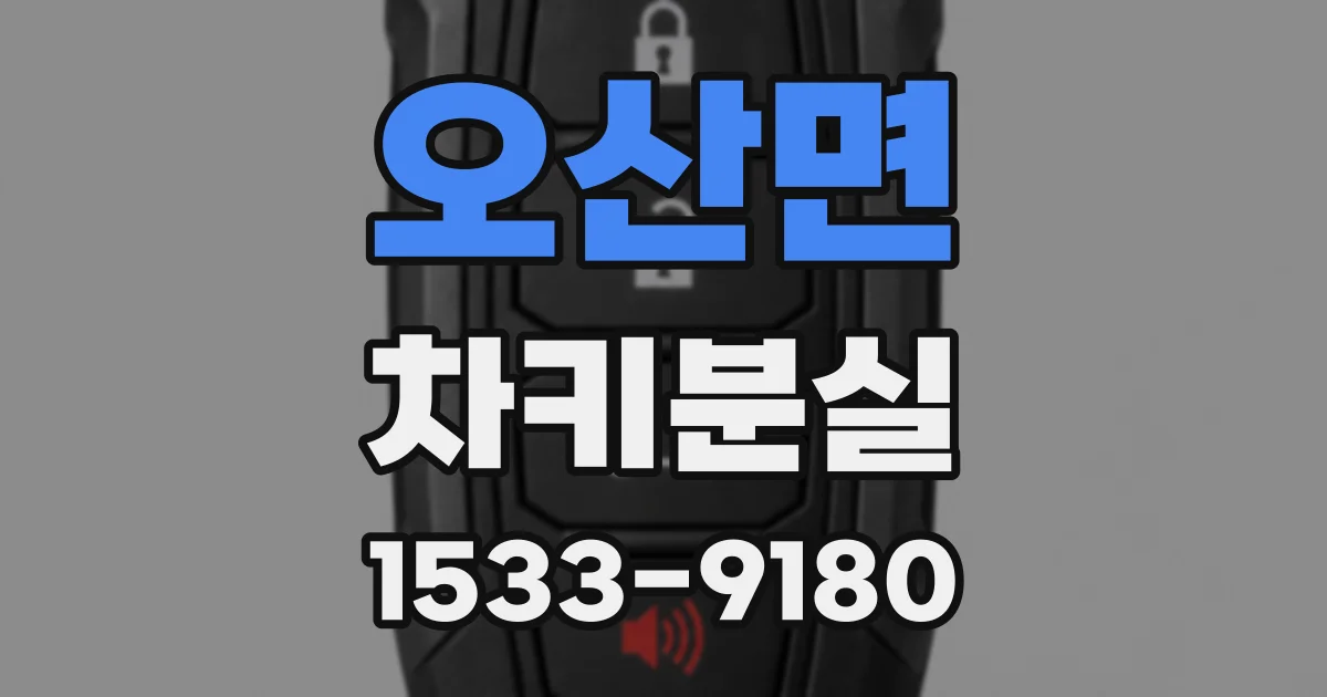 오산면 차키분실