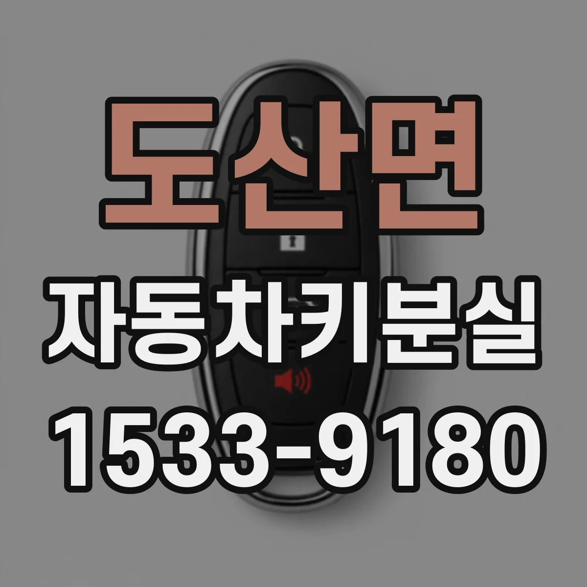 도산면 자동차키분실