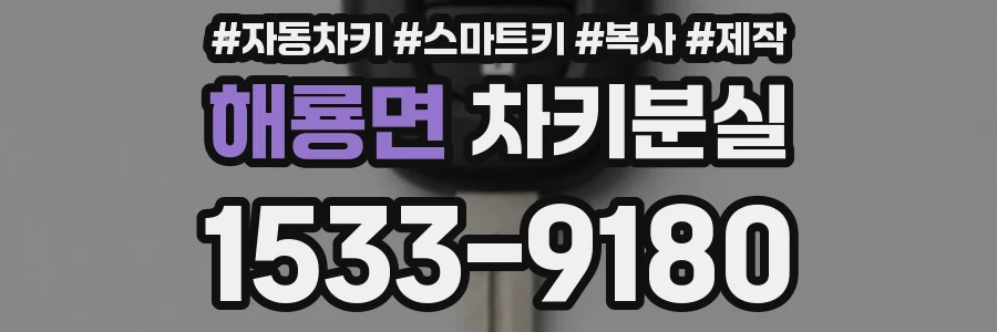 해룡면 차키분실
