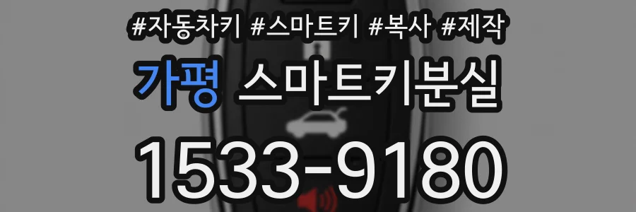 가평 스마트키분실