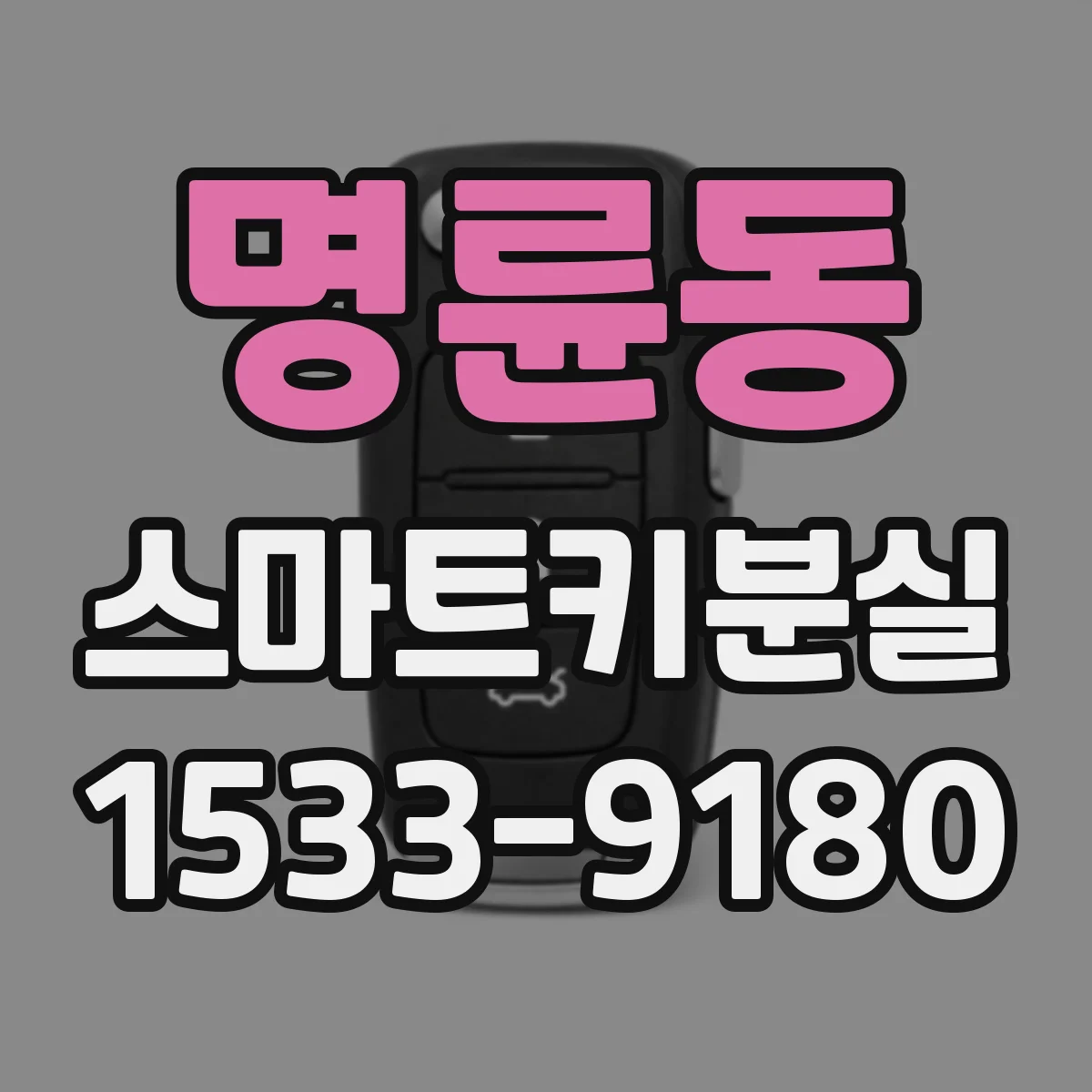 명륜동 스마트키분실