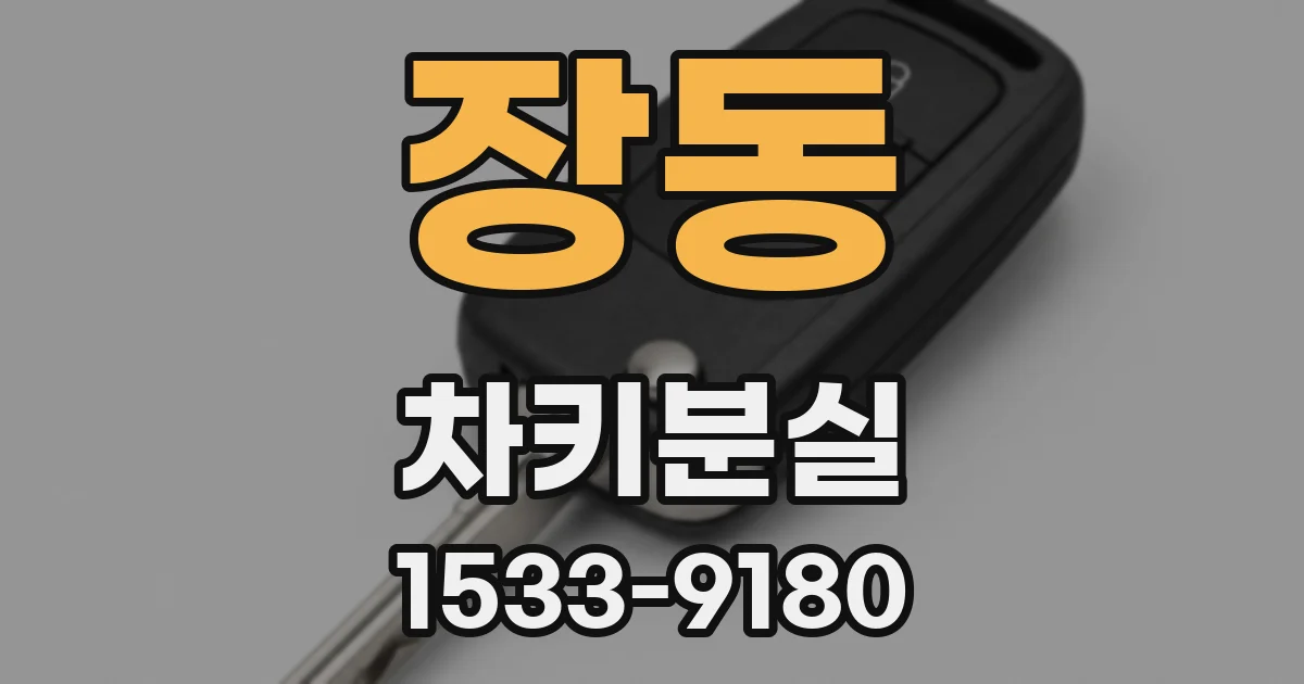 장동 차키분실