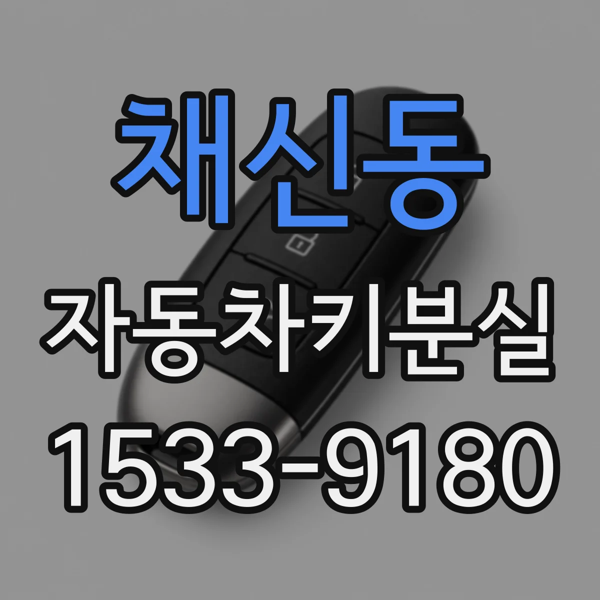 채신동 자동차키분실