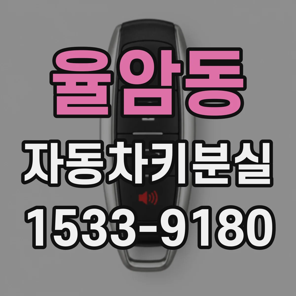 율암동 자동차키분실