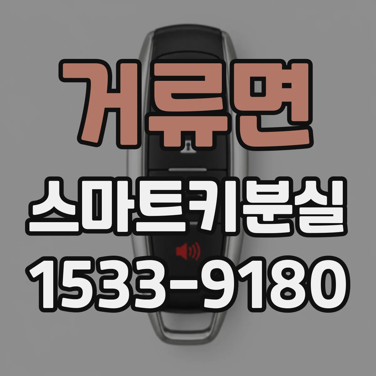 거류면 스마트키분실