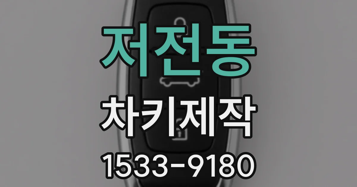 저전동 차키제작