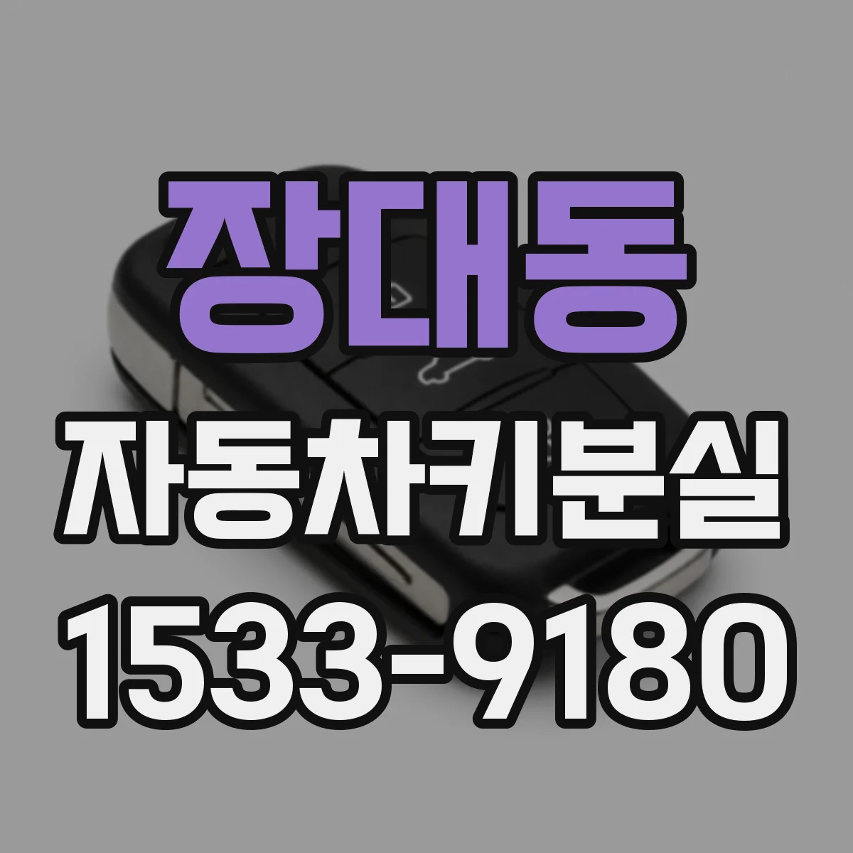 장대동 자동차키분실