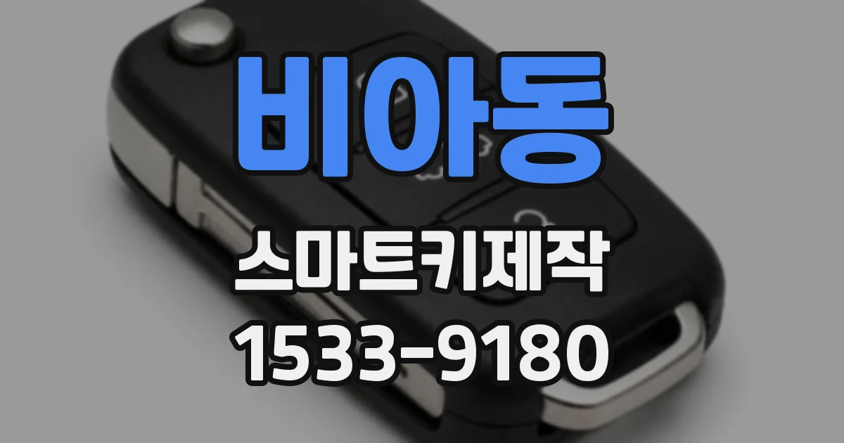 비아동 스마트키제작