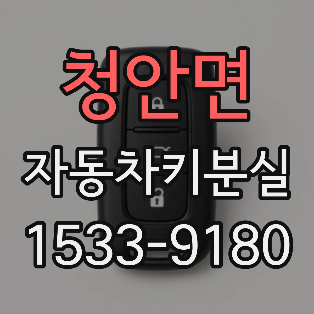 청안면 자동차키분실