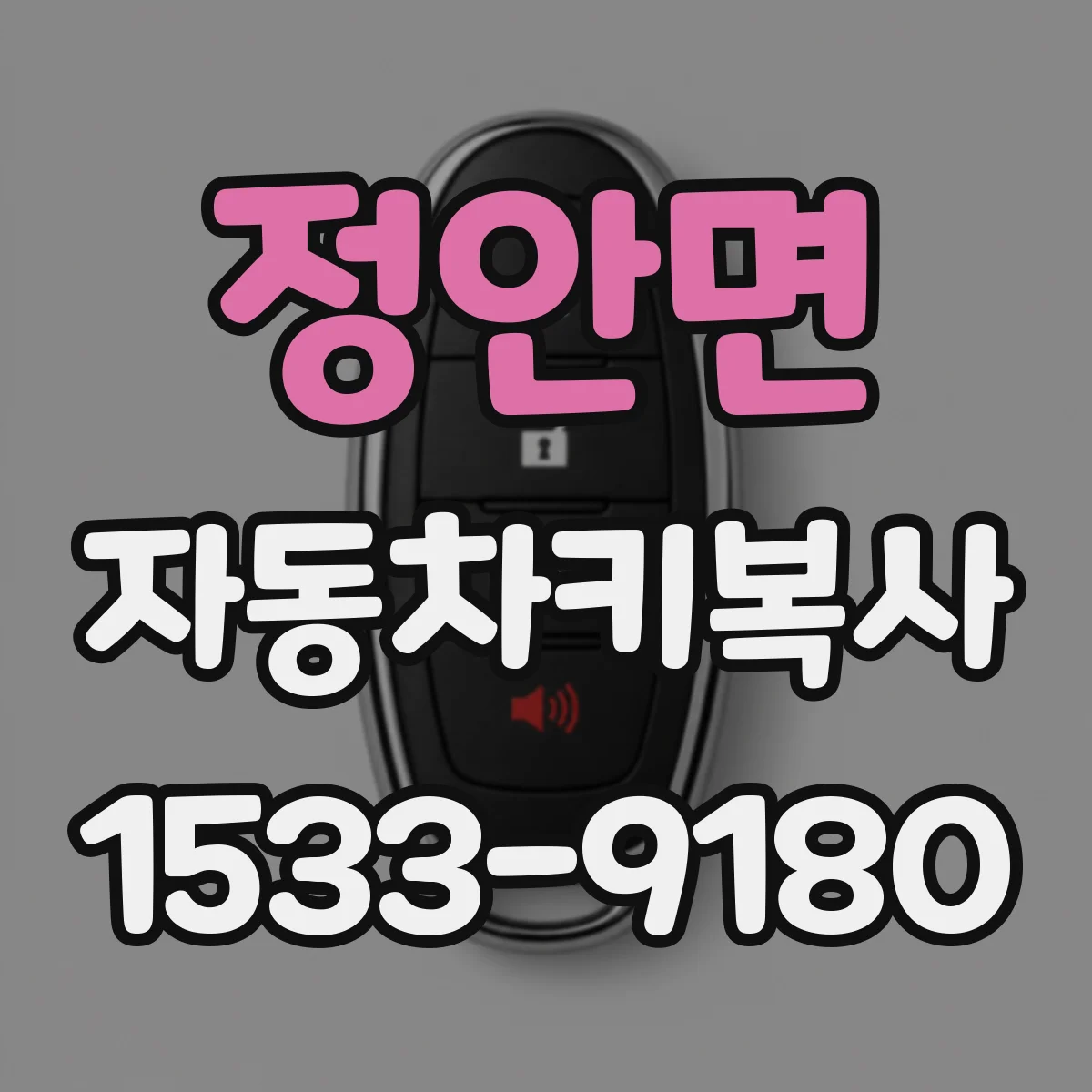 정안면 자동차키복사