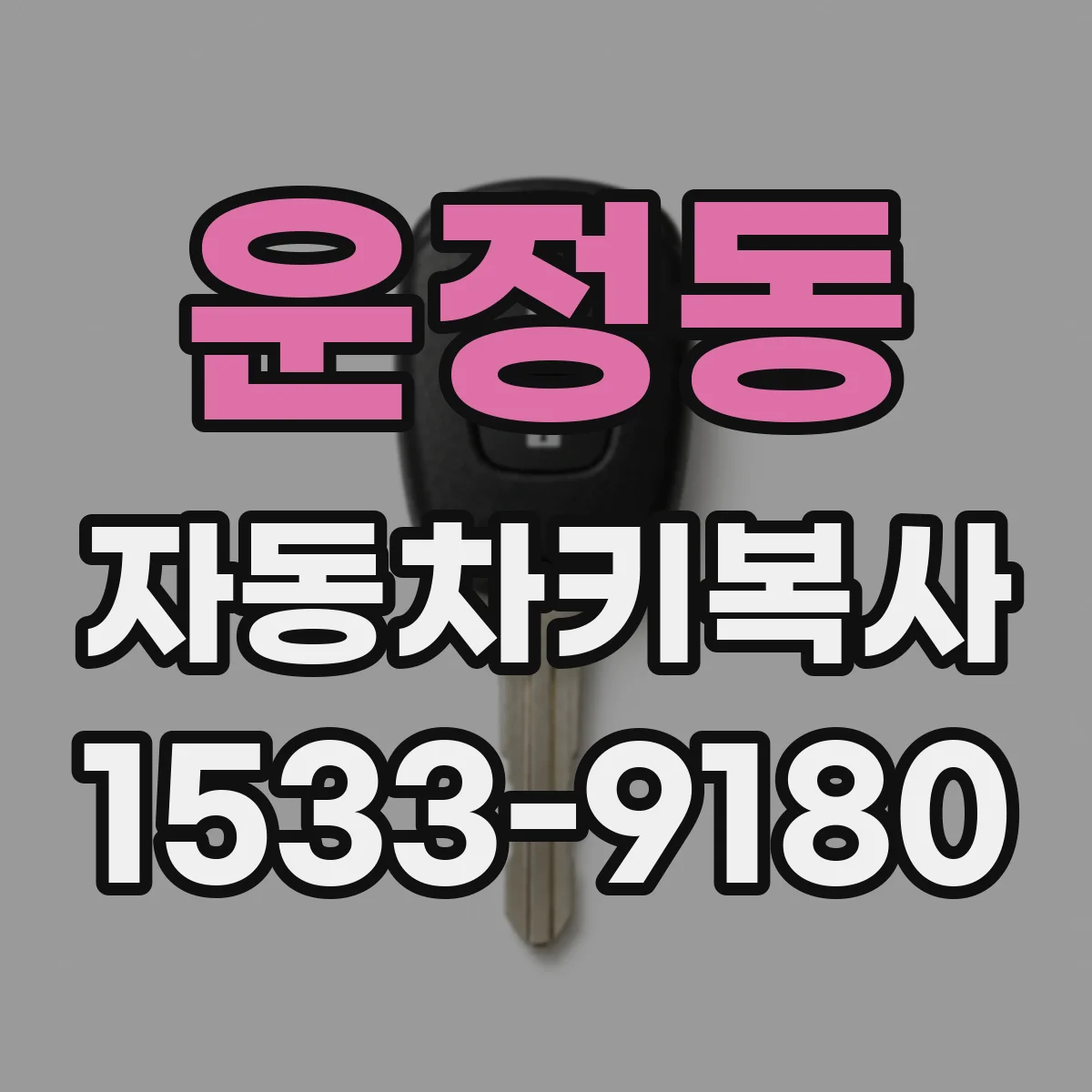 운정동 자동차키복사