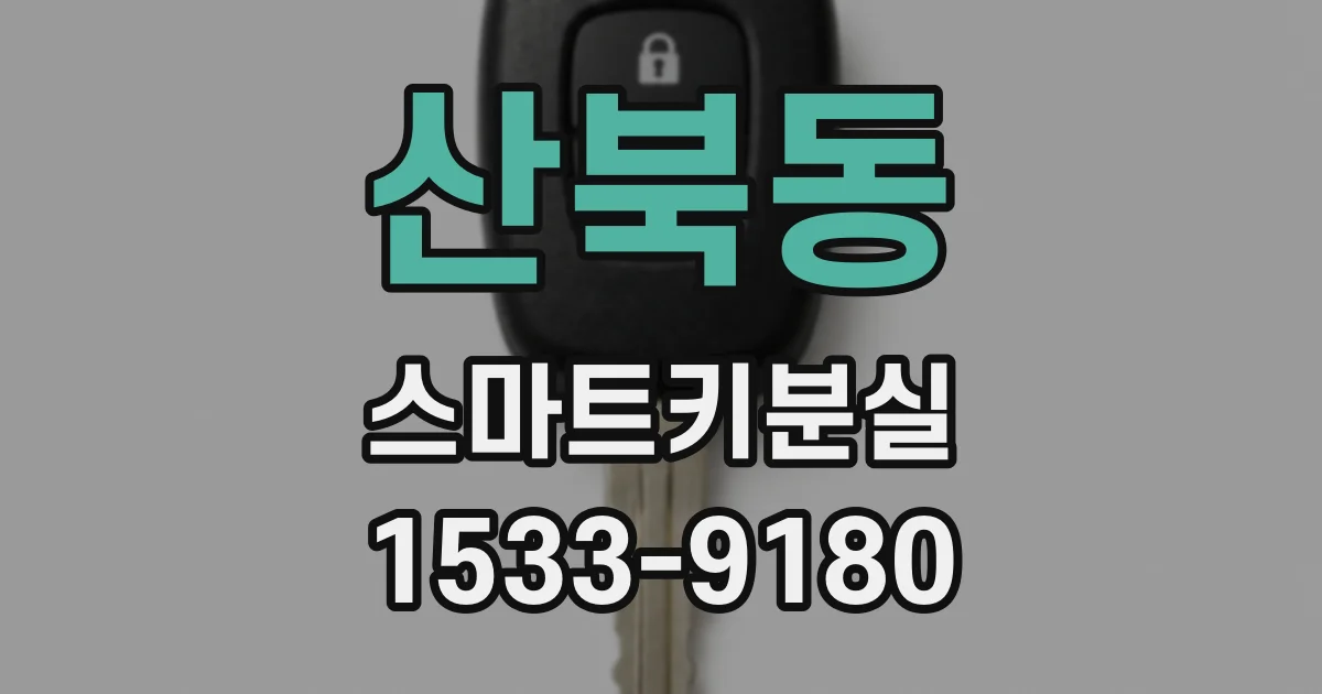 산북동 스마트키분실