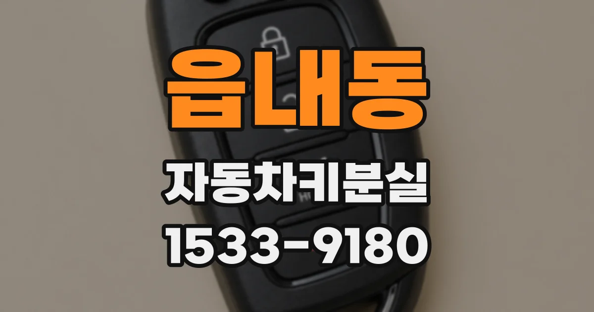 읍내동 자동차키분실