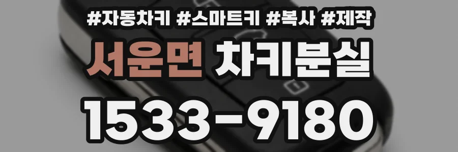 서운면 차키분실