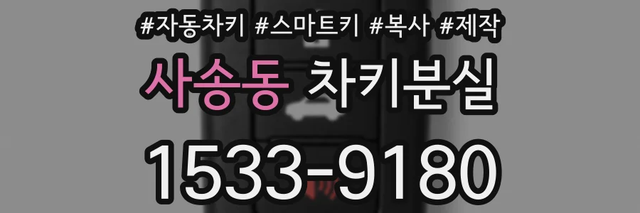 사송동 차키분실