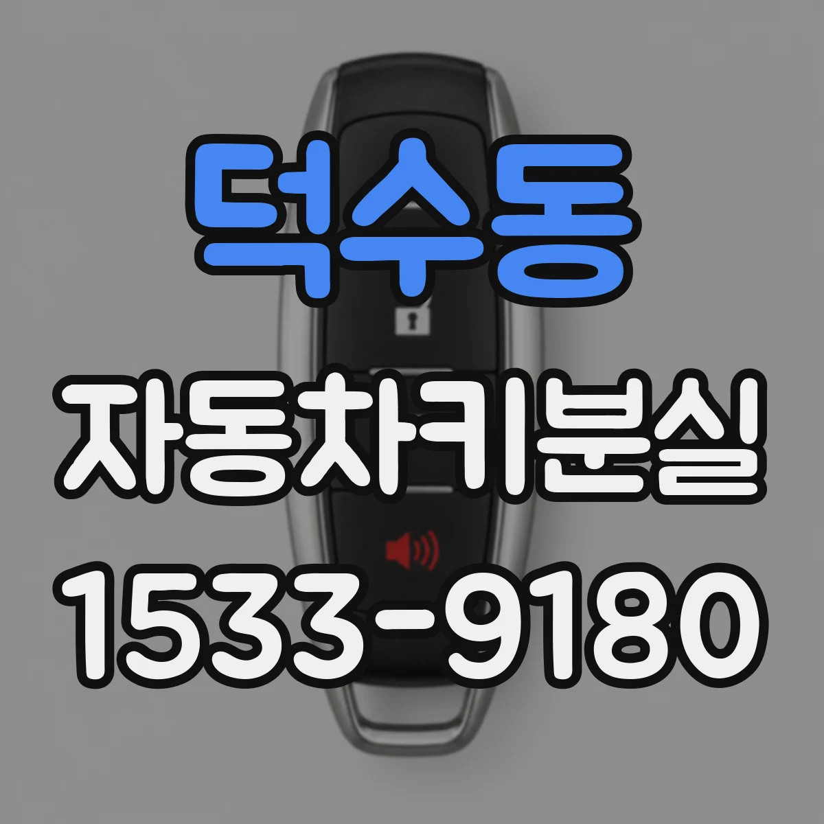 덕수동 자동차키분실