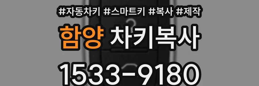 함양 차키복사