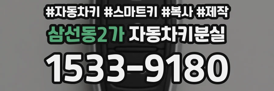 삼선동2가 자동차키분실