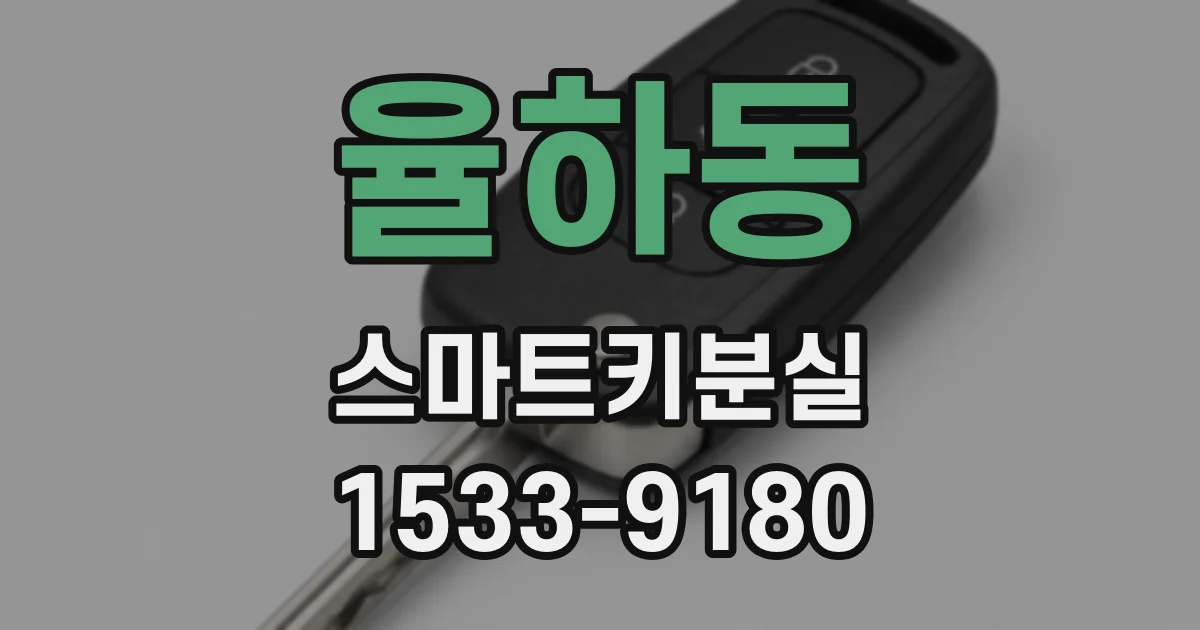 율하동 스마트키분실