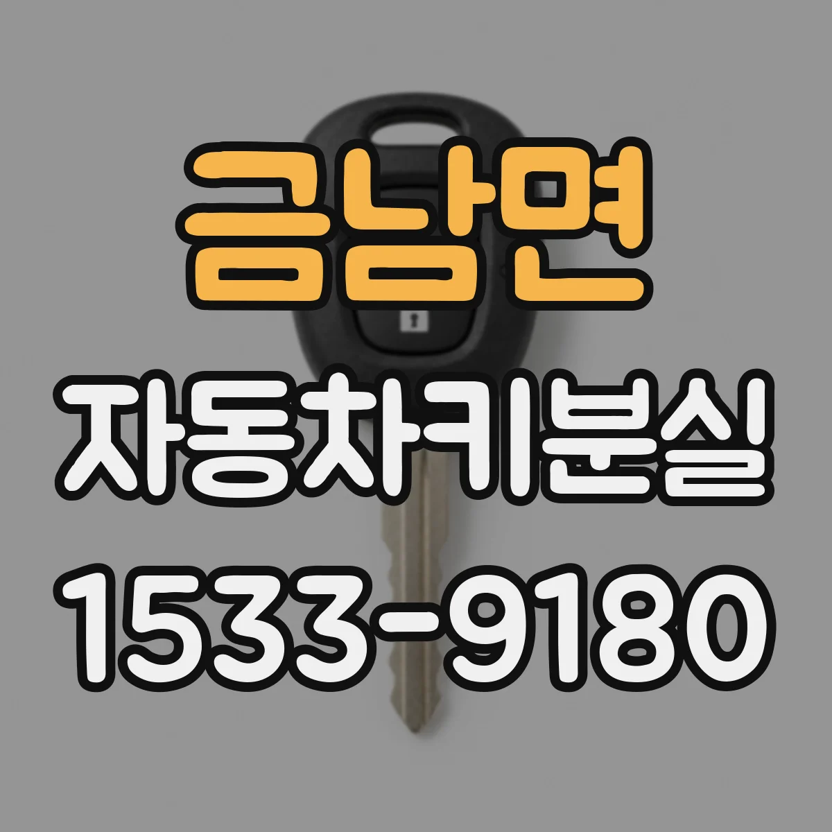 금남면 자동차키분실