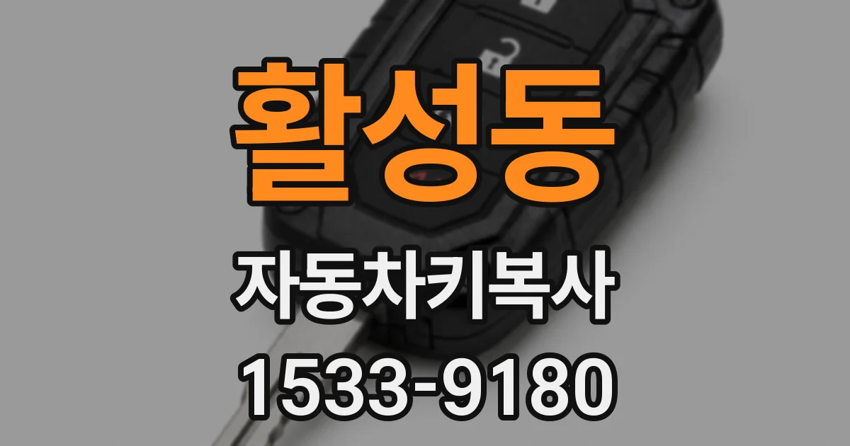 활성동 자동차키복사