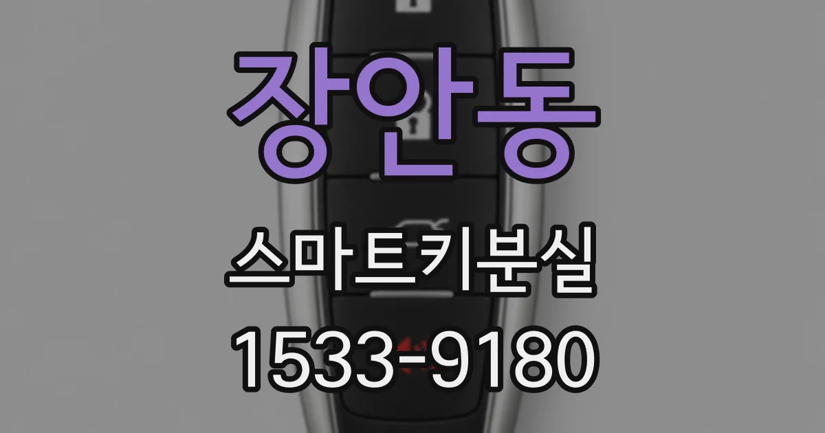 장안동 스마트키분실