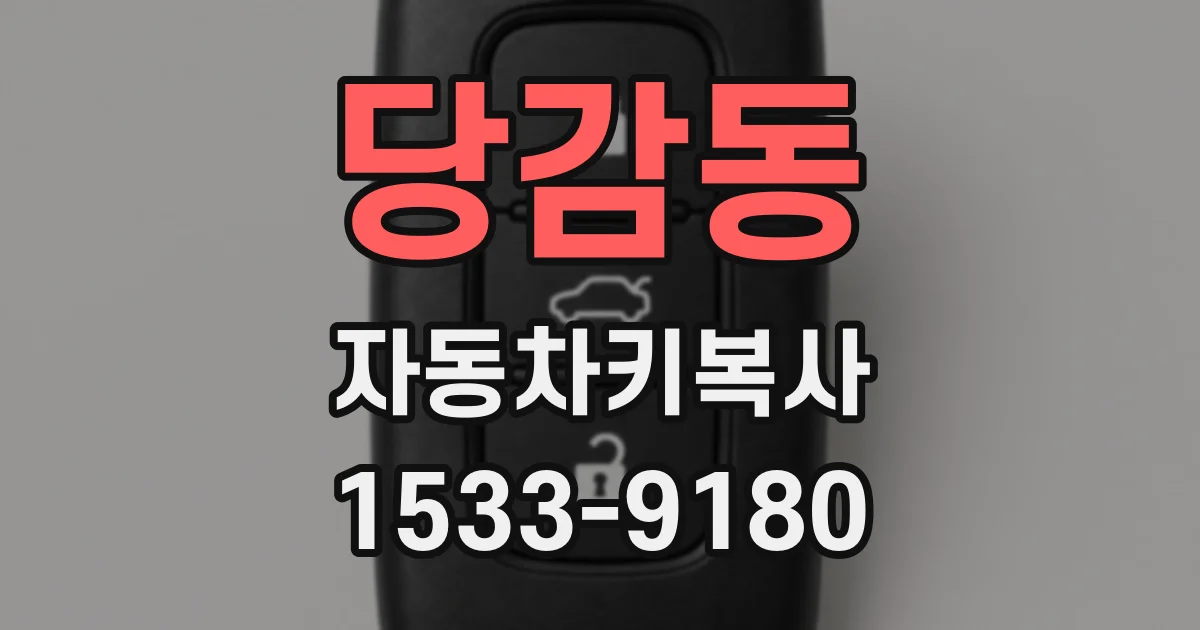 당감동 자동차키복사