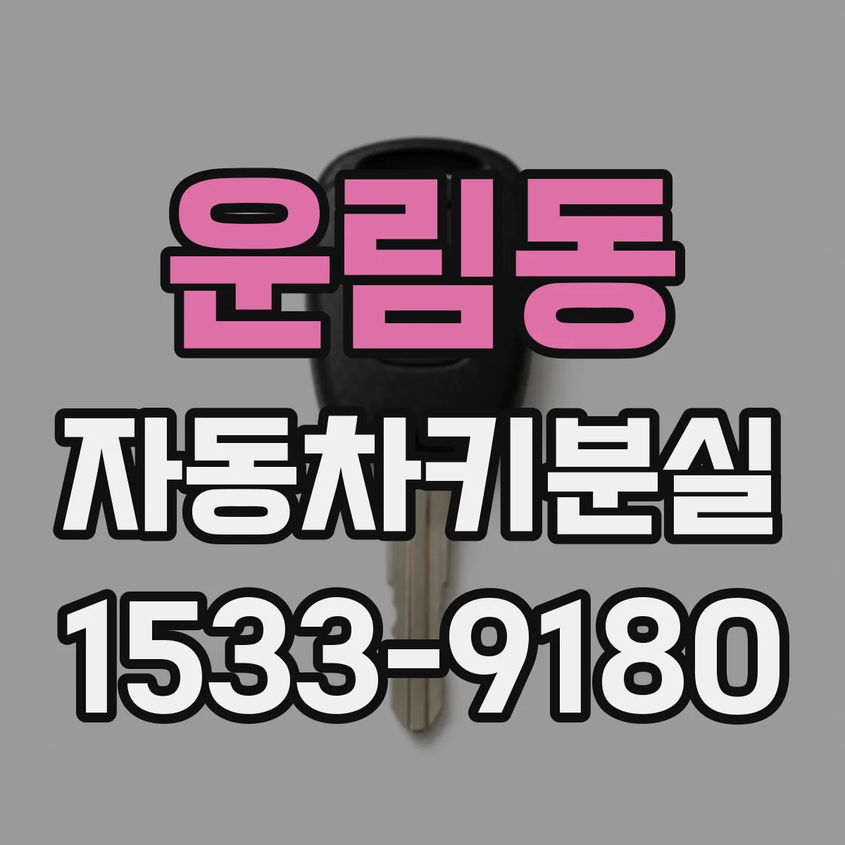 운림동 자동차키분실