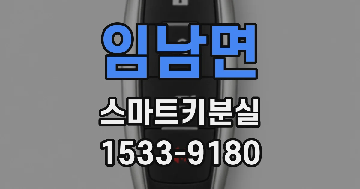 임남면 스마트키분실