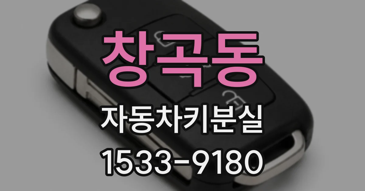 창곡동 자동차키분실