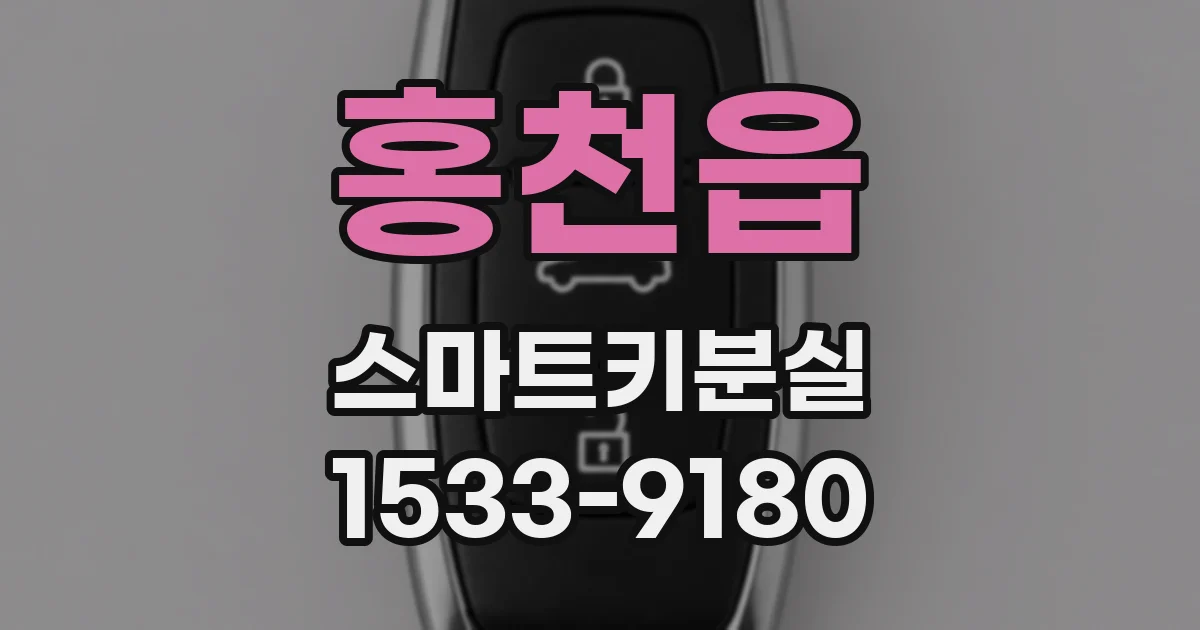 홍천읍 스마트키분실