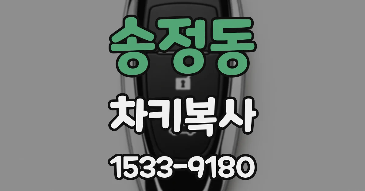 송정동 차키복사