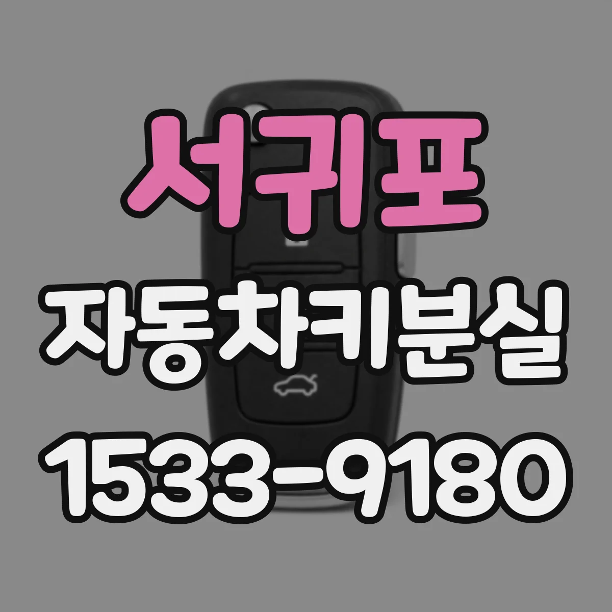 서귀포 자동차키분실