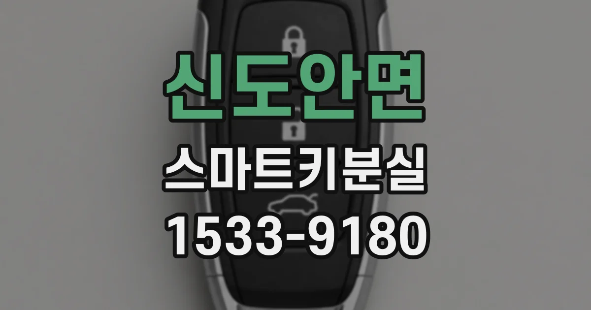 신도안면 스마트키분실