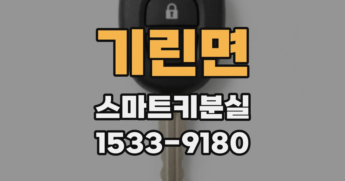 기린면 스마트키분실