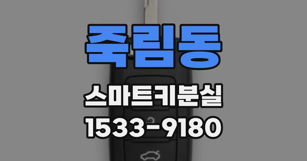 죽림동 스마트키분실