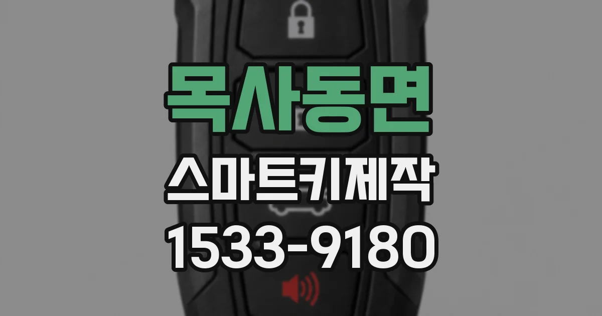 목사동면 스마트키제작