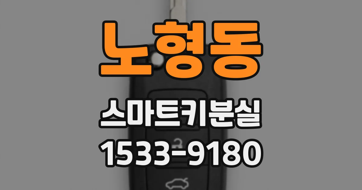 노형동 스마트키분실