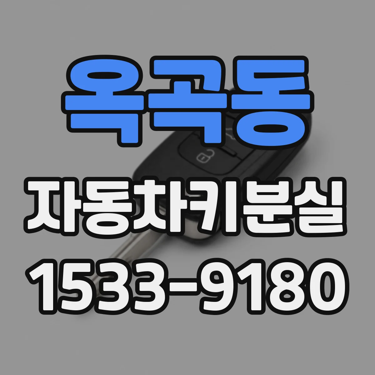 옥곡동 자동차키분실