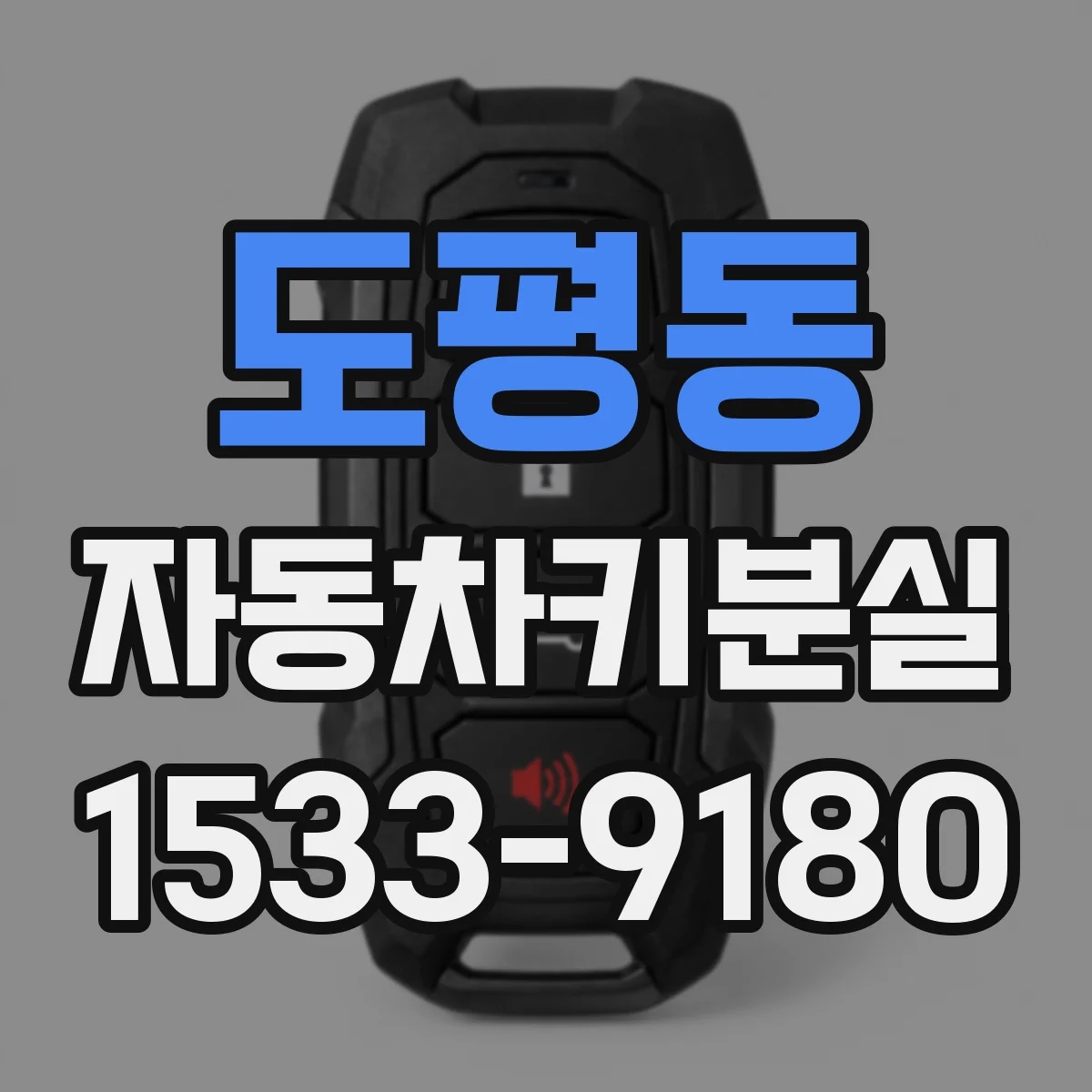 도평동 자동차키분실