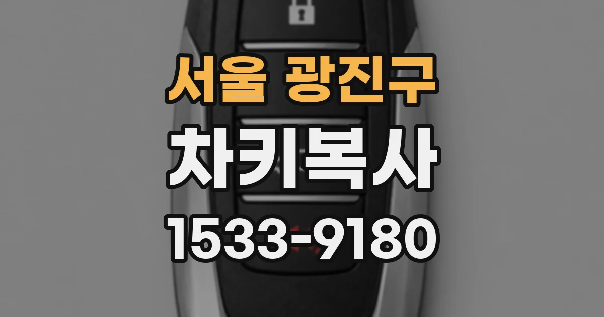 서울 광진구 차키복사